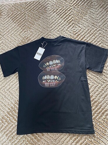 DOUBLE GRİLLZ BLACK OVERSİZE TEE