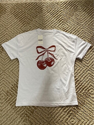 FLU CHERRY OVERSİZE TEE