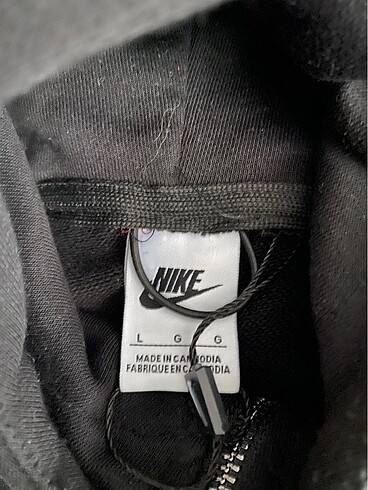 l Beden siyah Renk Nike Solo Swoosh Zip Hırka