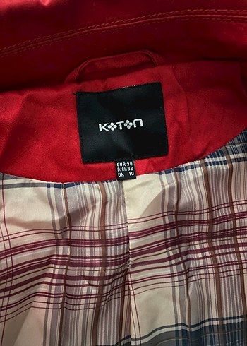 Kadın kırmızı blazer ceket - Görsel 2