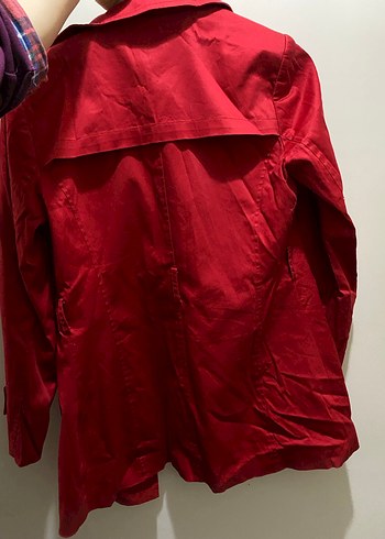 Kadın kırmızı blazer ceket - Görsel 4