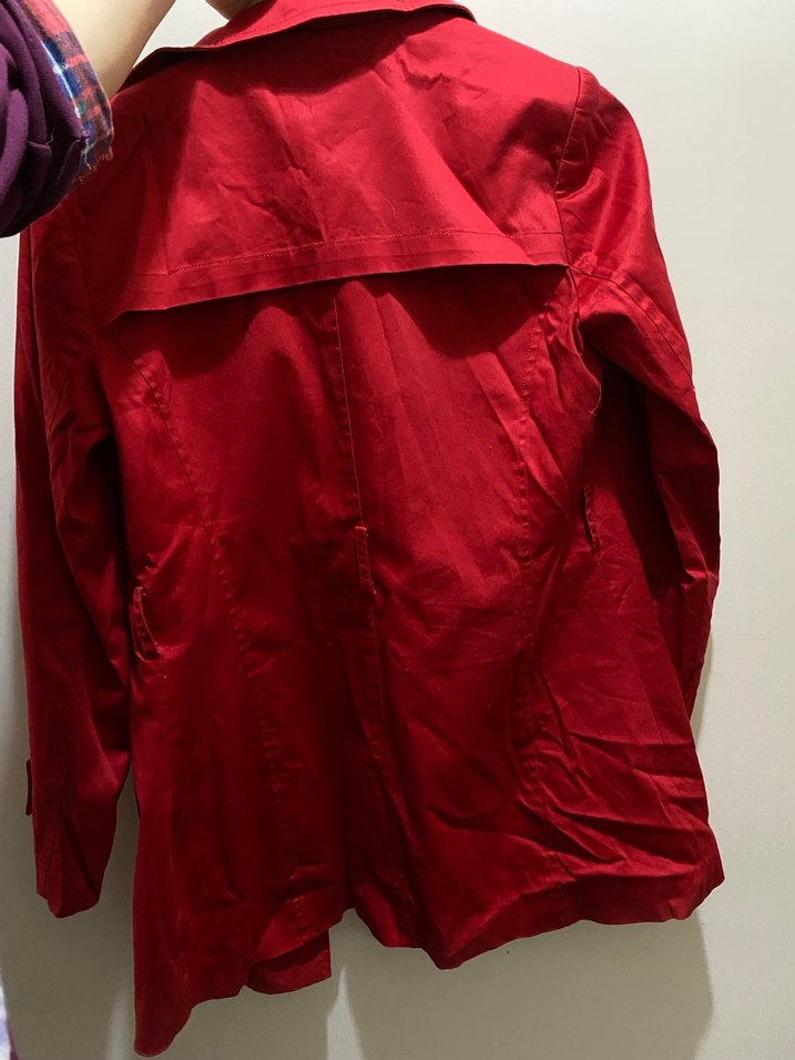 Kadın kırmızı blazer ceket - Görsel 4