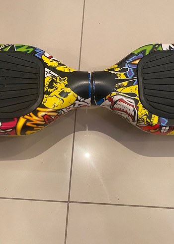 Renkli Desenli Elektrikli Hoverboard ve Çanta - Görsel 2
