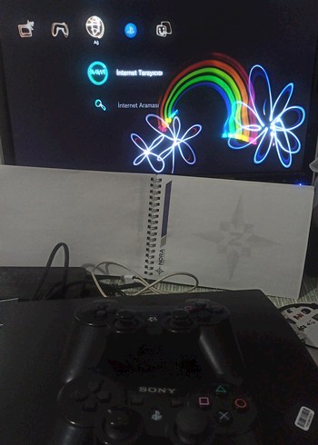 Sony PlayStation konsolu ve iki kontrol cihazı - Görsel 8