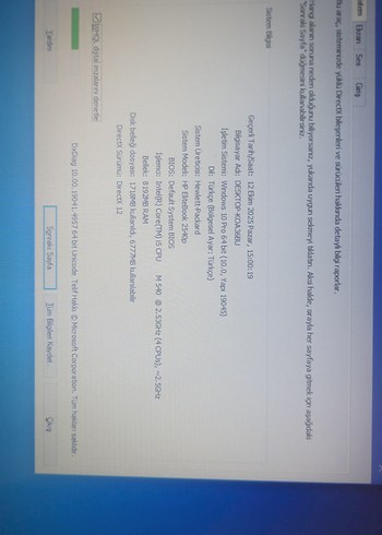 Bej HP EliteBook 2540p Dizüstü Bilgisayar - Görsel 7