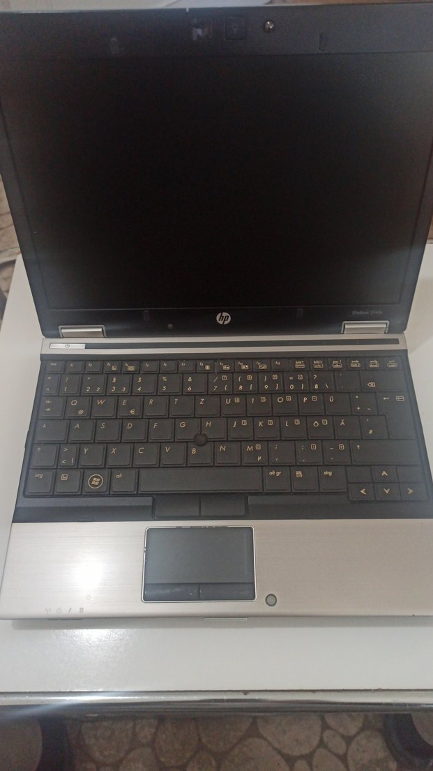 Bej HP EliteBook 2540p Dizüstü Bilgisayar - Görsel 4