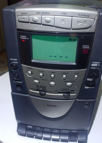 Vestel Gri Müzik Sistemi Ve Radyo Cd Kaset Çalar - Görsel 9