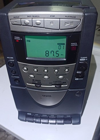 Vestel Gri Müzik Sistemi Ve Radyo Cd Kaset Çalar - Görsel 8