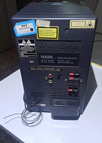 Vestel Gri Müzik Sistemi Ve Radyo Cd Kaset Çalar - Görsel 4