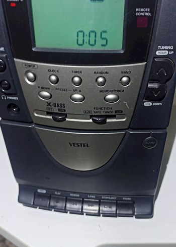 Vestel Gri Müzik Sistemi Ve Radyo Cd Kaset Çalar - Görsel 7
