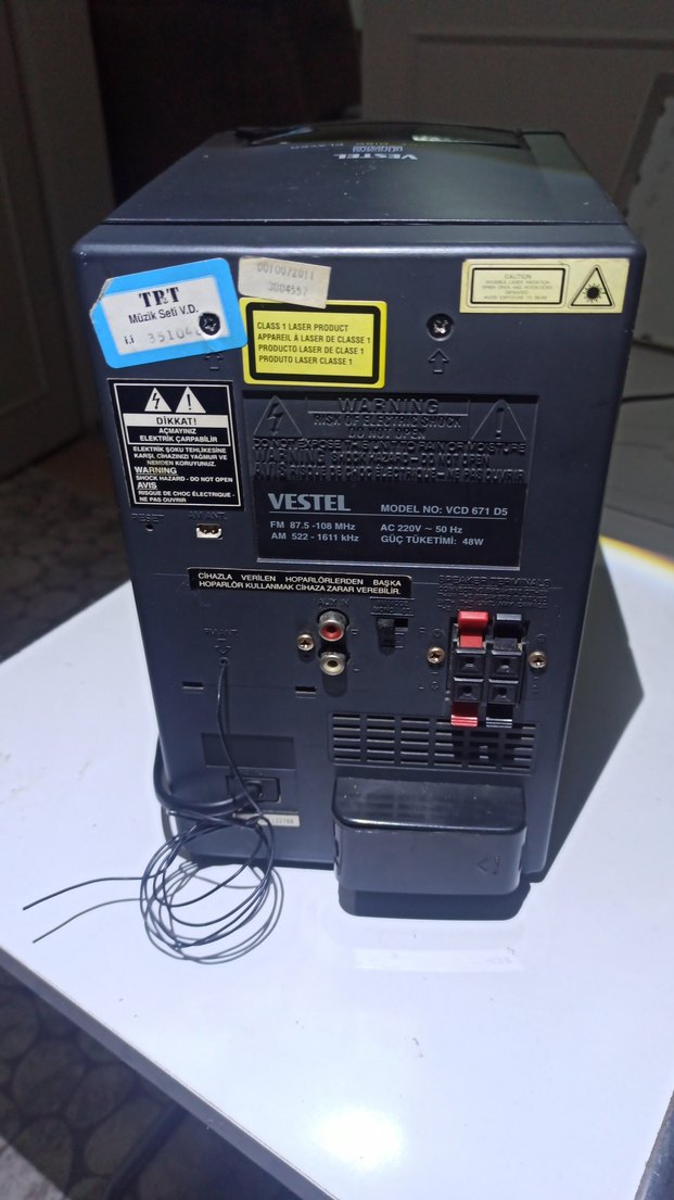 Vestel Gri Müzik Sistemi Ve Radyo Cd Kaset Çalar - Görsel 4