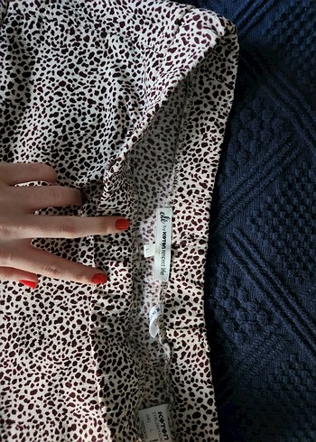 Volanlı Leopar Desenli Mini Etek - Görsel 6