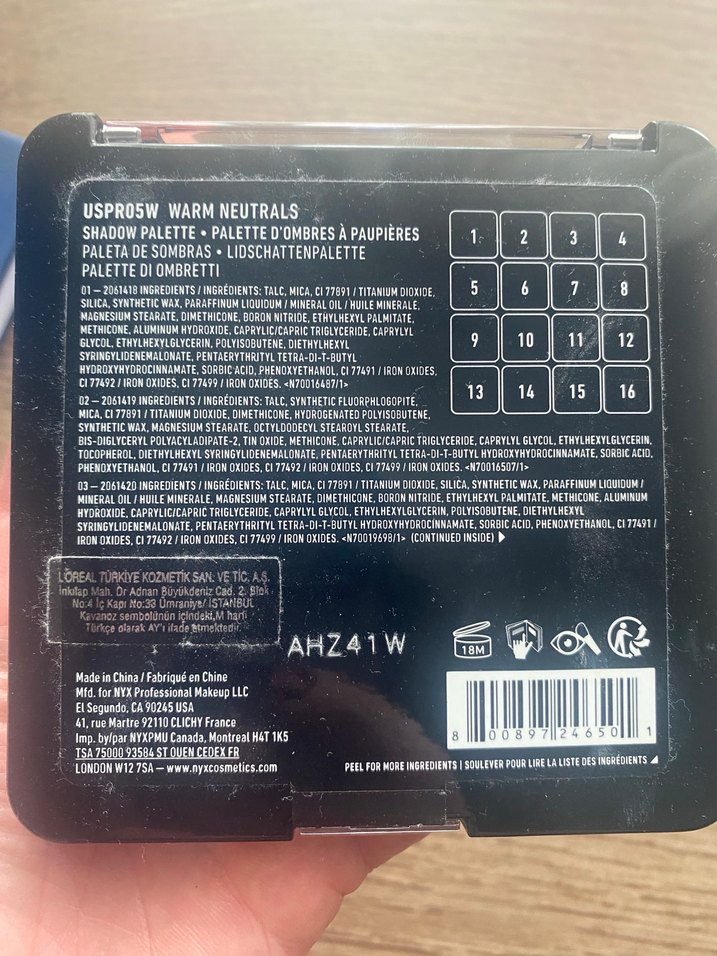 NYX Ultimate Warm Neutrals Göz Farı Paleti - Görsel 3