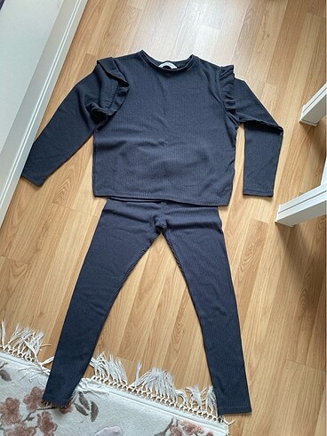 H&M fitilli kumaş takım