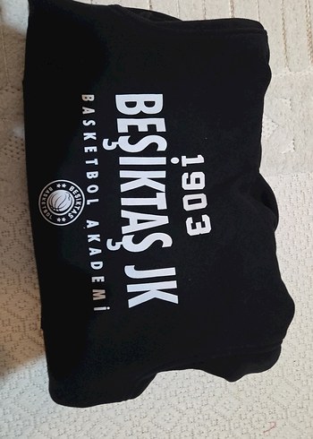 Beşiktaş Baskılı Kapüşonlu Siyah Sweatshirt - Görsel 4
