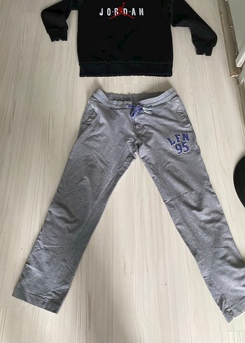 Erkek Gri Loose Fit Sweatpant - Görsel 2