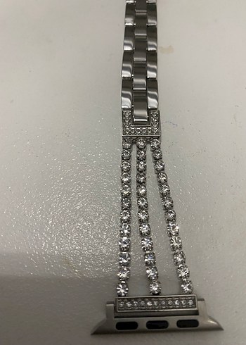 Gri Zincir Detaylı Kadın Bileklik - Görsel 2