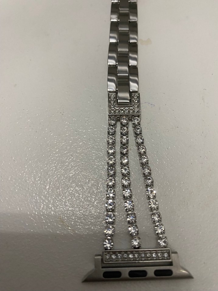 Gri Zincir Detaylı Kadın Bileklik - Görsel 2