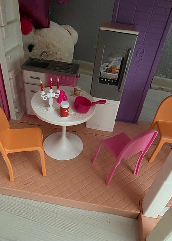 Pembe Çift Katlı Oyuncak Ev - Görsel 8