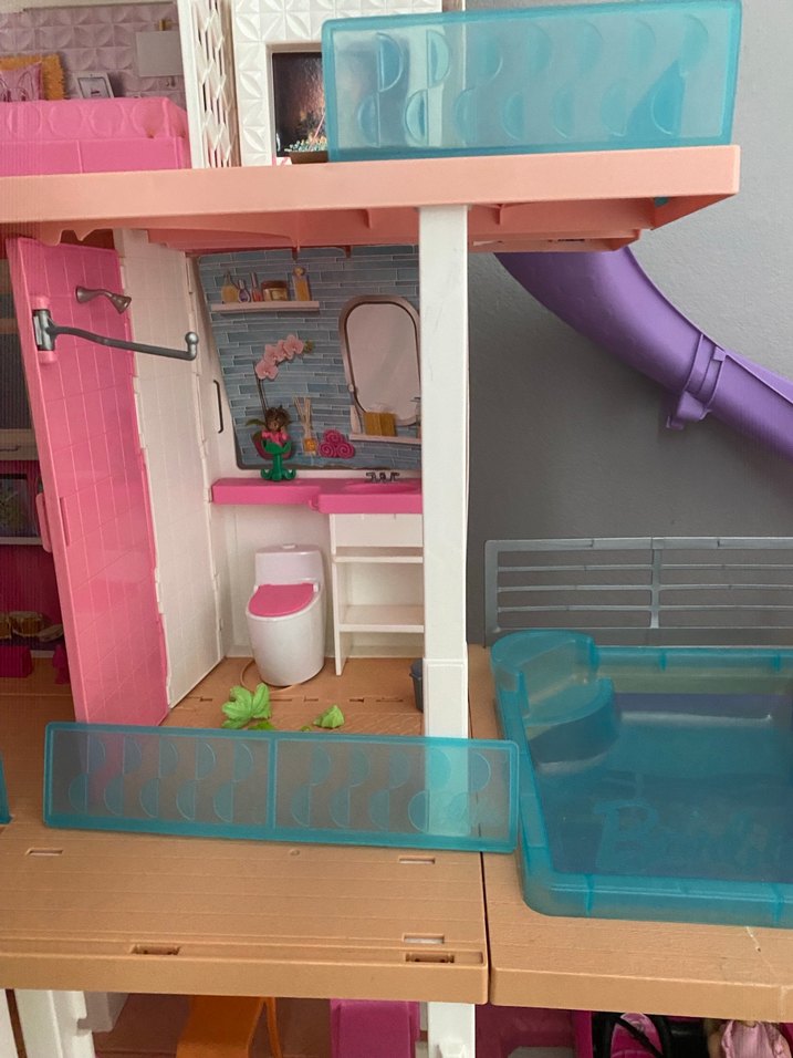 Pembe Çift Katlı Oyuncak Ev - Görsel 5