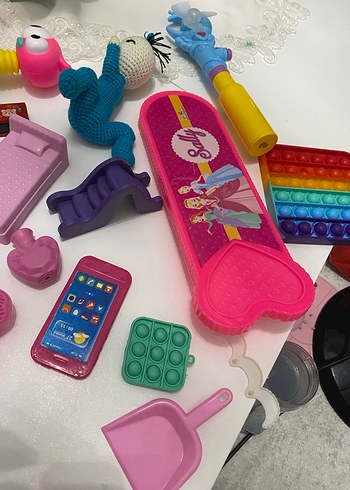 Rengarenk Pembe Oyuncak Seti - Görsel 3