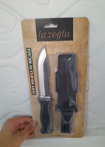 Diğer Lazoğlu Siyah Sert Kılıflı Av Bıçağı