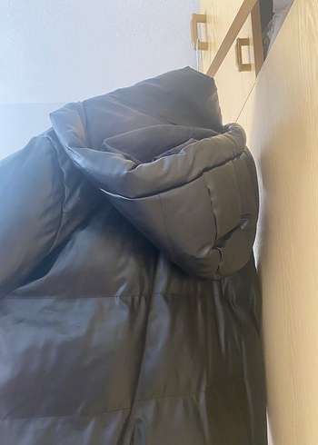 xl Beden siyah Renk Fermuarlı Siyah Deri Kadın Ceket