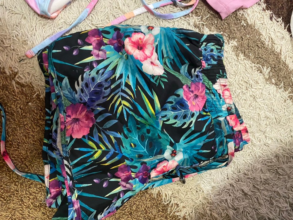 Renkli Bağcıklı Kadın Bikini Üstü - Görsel 3