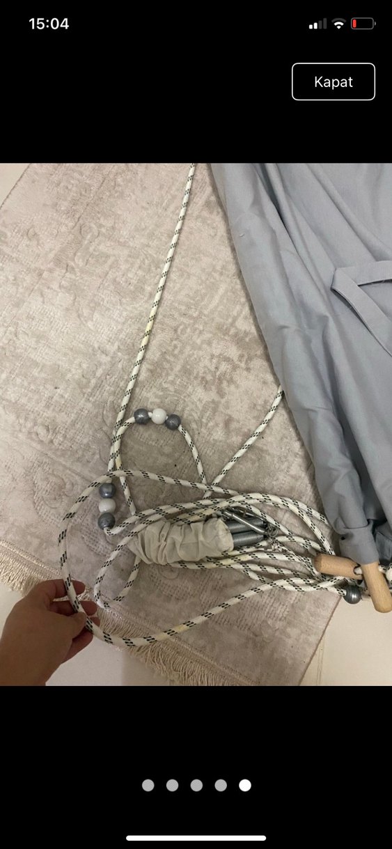 Gri Bebek Kanguru Sling - Görsel 5