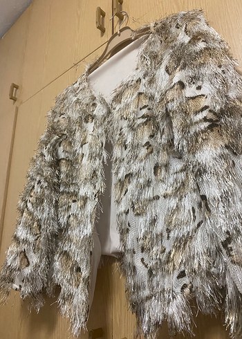 Bohem Kısa Suni Kürk Ceket - Görsel 4