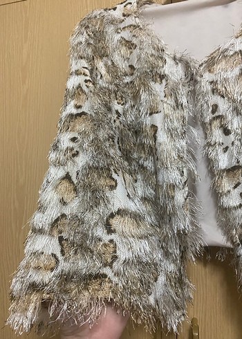 Bohem Kısa Suni Kürk Ceket - Görsel 3