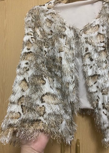 Bohem Kısa Suni Kürk Ceket - Görsel 2