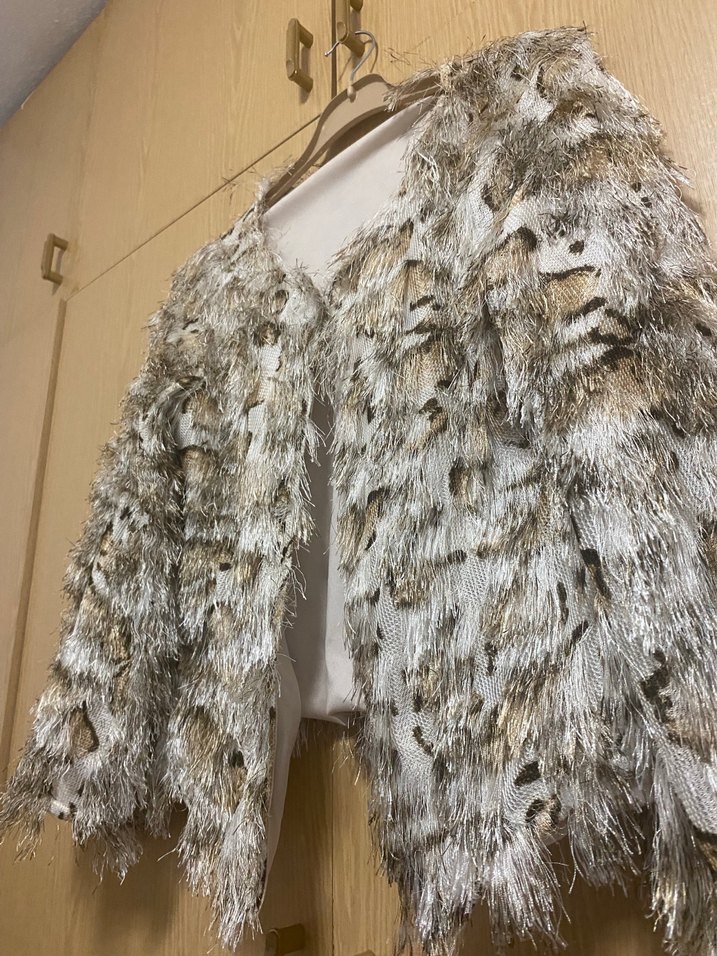 Bohem Kısa Suni Kürk Ceket - Görsel 4