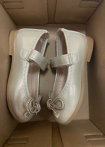 Kız Çocuk Bej Tokalı Babet - Görsel 4