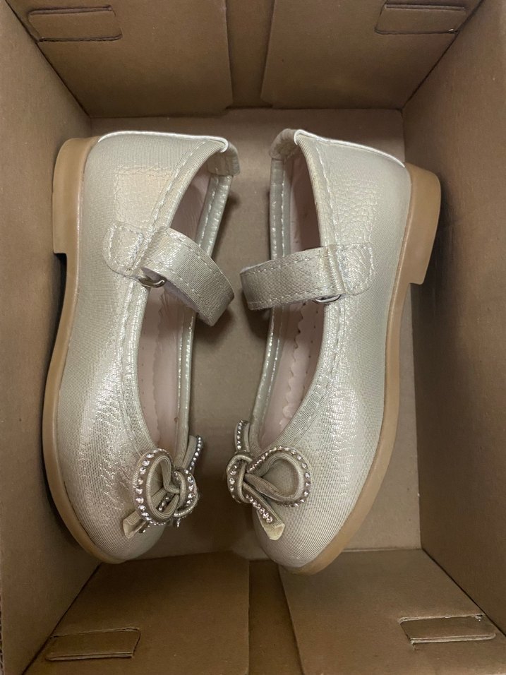 Kız Çocuk Bej Tokalı Babet - Görsel 4