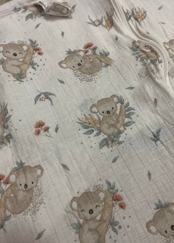 Nakışlı Pamuklu puset örtüsü - Görsel 3