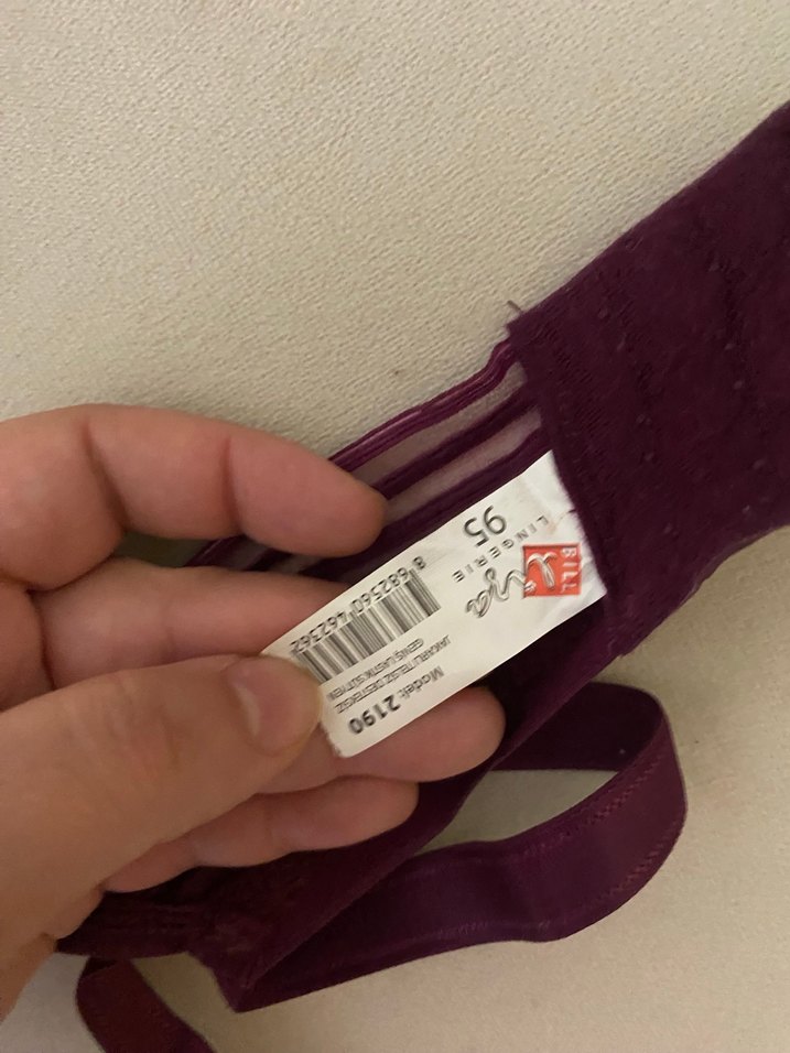 Bordo Bohem Minimalist Sütyen - Görsel 3