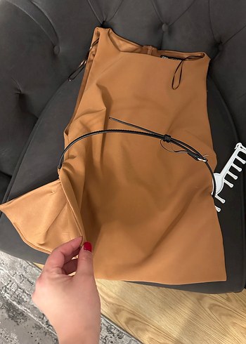 m Beden camel Renk Zara bluz