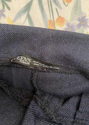s Beden lacivert Renk Lacivert Kadın Pilili Kumaş Pantolon