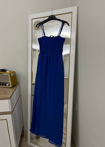 Mavi Uzun Elbise - Görsel 3