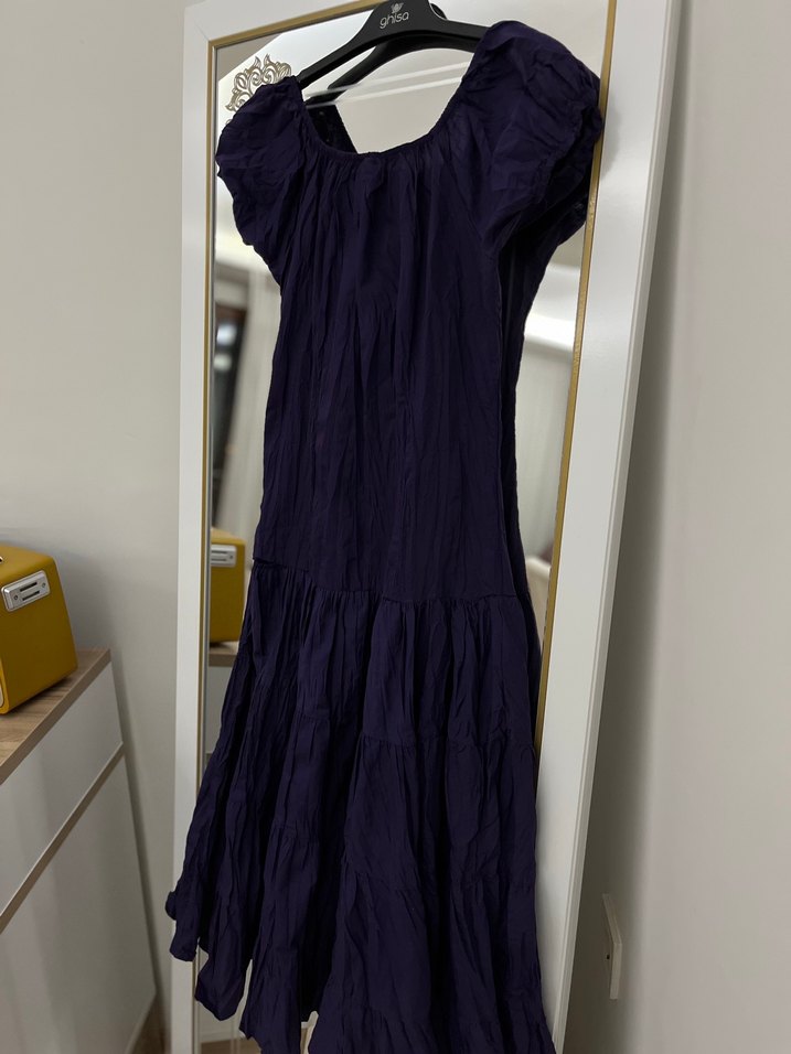 Mor Kadın Elbise - Görsel 4