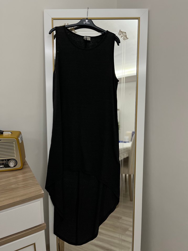 Füme  Kısa Kollu Kadın Tunik Tesettür - Görsel 5