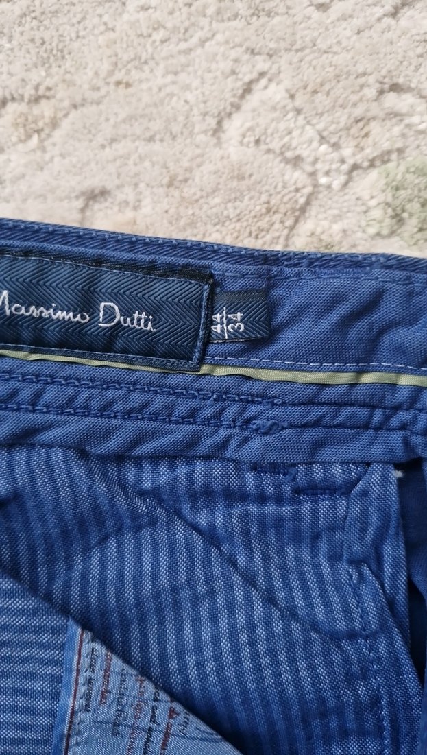 Erkek Mavi Denim Normal Kesim Pantolon - Görsel 3