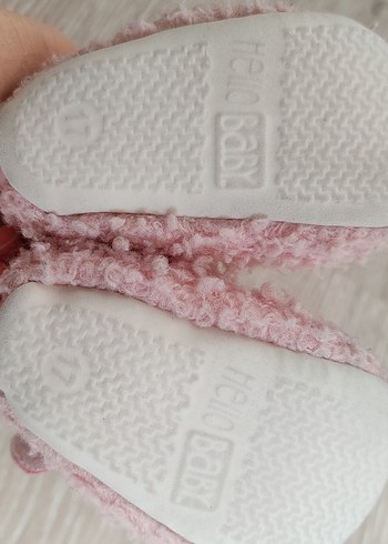 Kız Bebek Pembe ev ayakkabısı patik - Görsel 2