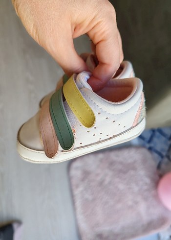 Kız Çocuk Çok Renkli Bağcıksız Sneakers - Görsel 2