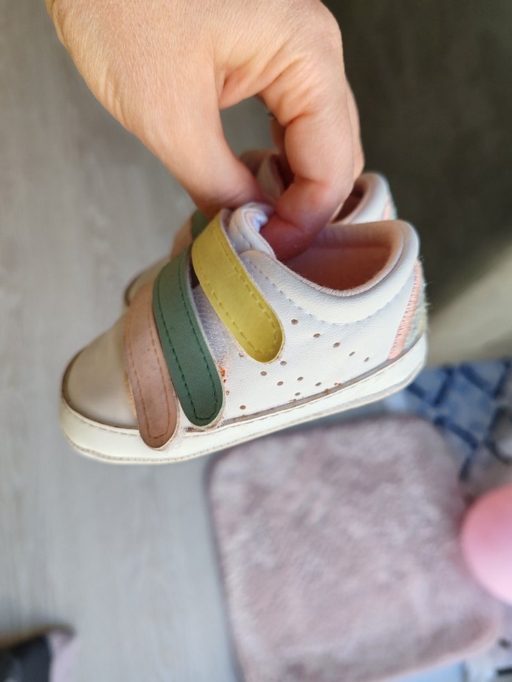 Kız Çocuk Çok Renkli Bağcıksız Sneakers - Görsel 2