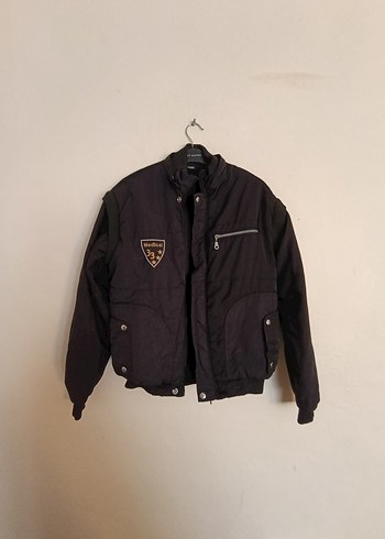 Düğmeli Siyah Erkek Street Wear Ceket - Görsel 4