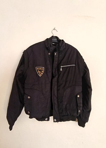 Düğmeli Siyah Erkek Street Wear Ceket - Görsel 3