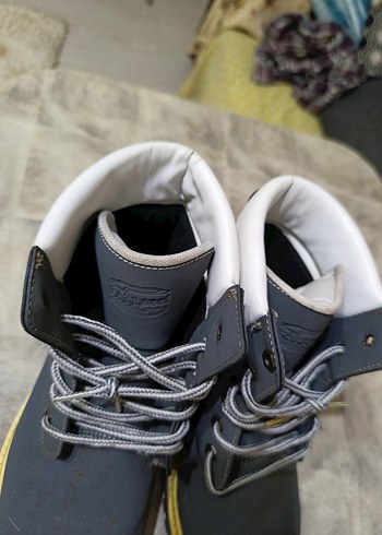 Gri Bağcıklı Erkek Kauçuk Bot - Görsel 2