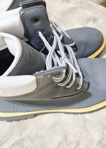 Gri Bağcıklı Erkek Kauçuk Bot - Görsel 3